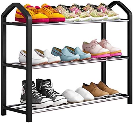 מארגן מדפי נעליים של PMH, הרכבה מהירה קומפקטית משקל קל לא נדרש כלים, מתלה נעליים פשוט כדי לחסוך מקום בבית