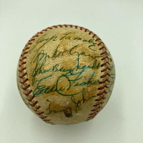 קבוצת שיקגו ווייט סוקס 1966 חתמה על בייסבול רשמי של הליגה האמריקאית - כדורי חתימה