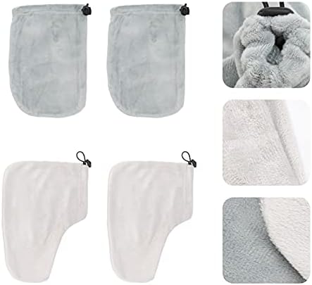 6 זוגות+ כפפת אמבט, כפפות, עבודת כיסוי כפפה אוניית אמבט פרפין לחות חם מפנק ערכת יד הנעל גברים טיפול