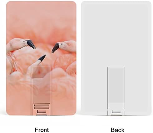 כרטיס אשראי של פלמינגוס USB כונני פלאש בהתאמה אישית של מקל זיכרון מפתח מתנות ארגוניות ומתנות לקידום מכירות
