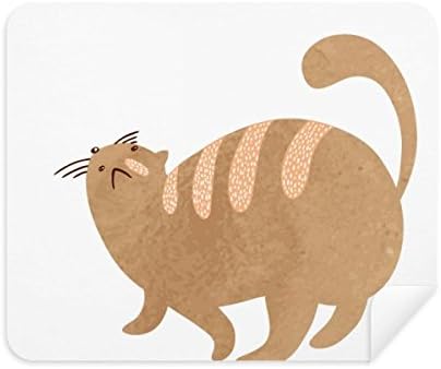 חום שומן חתול בעלי החיים צבעי מים ניקוי בד מסך מנקה 2 יחידות זמש בד