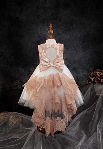 שמלות ריקוד של אבא של טוסייד שמלות 4D שמלת פרחים אירועים מיוחדים בנות נופשות ראשונה גודל 2-14
