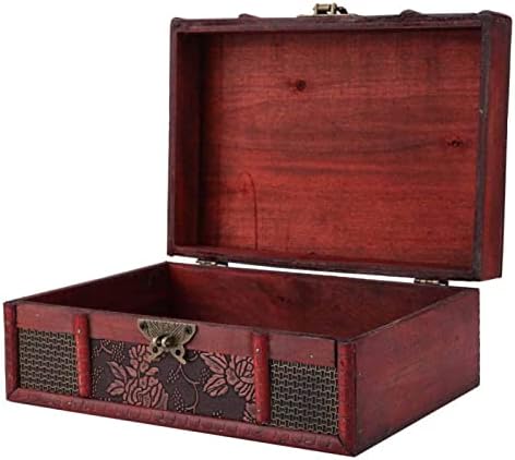 קופסת אחסון תכשיטים מעץ וינטג ', תכשיטי עץ מעוצבים בעבודת יד עץ תכשיטים עץ תכשיטים מארז מזכרת לאחסון