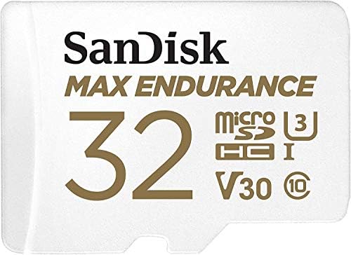 סנדיסק מקס סיבולת 32 ג ' יגה-בייט כרטיס זיכרון מיקרו-דיסק למצלמות מקף ומערכת אבטחה ביתית מצלמות וידאו צרור עם הכל