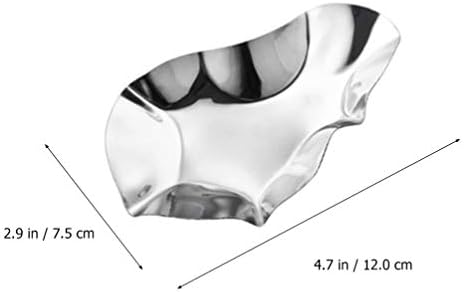 המוטון כלי אוכל סטי דקורטיבי מגש מתכת מגש 2 יחידות נירוסטה גריל צדפה פגזים עבור להפוך צדפות רוקפלר