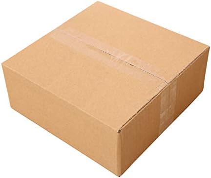 100 קופסאות משלוח צהובות לארוז, קופסאות נייר גלי,קופסת קרטון גלי קטנה להעברה, אריזה ואחסון, 8