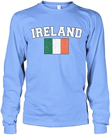 סייברטלה גברים של דהוי במצוקה אירי אירלנד דגל ארוך שרוול חולצה
