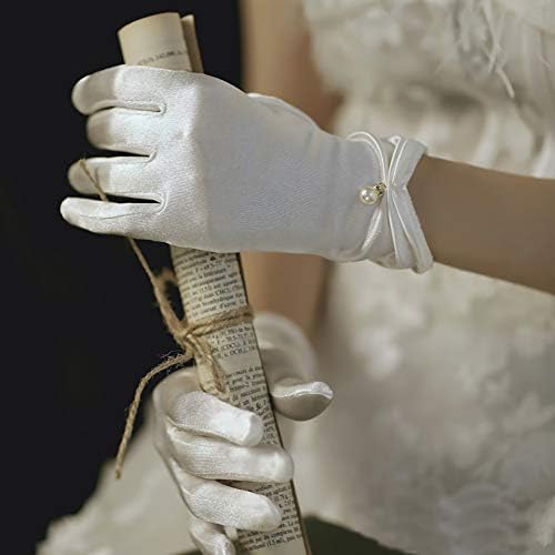 גיונפורסי פרחוני תחרה כפפות עבור כלה אלגנטי קצר תחרה כפפות יד תחרה כפפות לחתונה אופרה ארוחת ערב