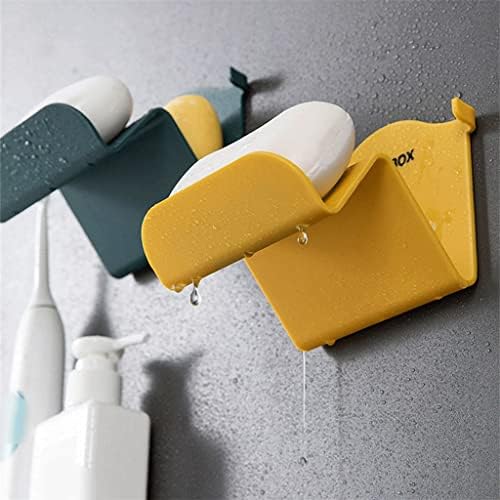 DHDM שכבה כפולה W צורה קנה קיר קופסת סבון אמבטיה מחזיק סבון פלסטי