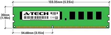 החלפת A-Tech 8GB ל- Dell A6762080-DDR3 1600MHz PC3-12800E ECC UDIMM UNDIMM ללא גוף 240-PIN 2RX8 1.5V-מקל