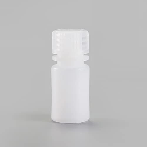 Adamas-beta 500 מל מעבדה בקבוקי HDPE פלסטיק עם כובעים, בקבוק אחסון רחב דגימה כימית של 50 יחידים,