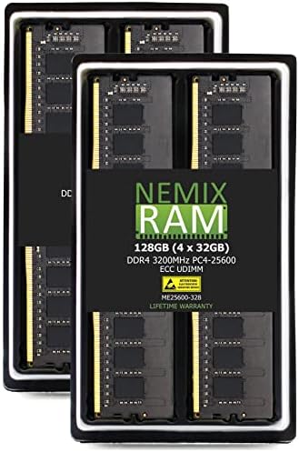 NEMIX RAM 16GB DDR4 3200MHz PC4-25600 ECC UDIMM תואם לשרת Dell PowerEdge T150