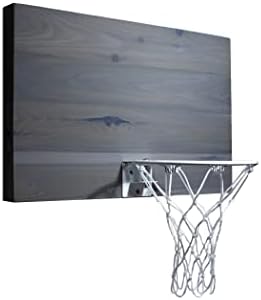 Cali Kiwi Pros כדורסל מקורה 4 לוח עץ עץ, קיר או דלת. כולל חישוק בגודל 9 אינץ ', רשת ו -3 כדורסל מיני