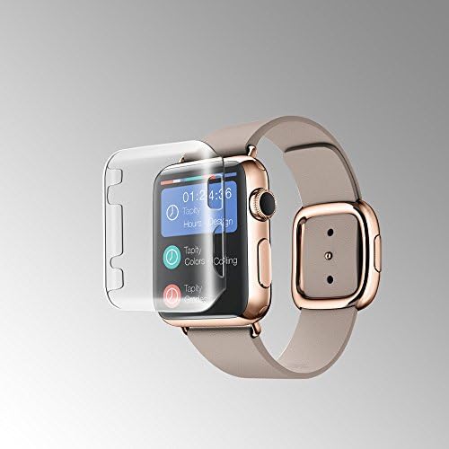 Mybat עבור Apple Watch 42 ממ דק ורזה הצמד על כיסוי מארז מגן קשיח נקה