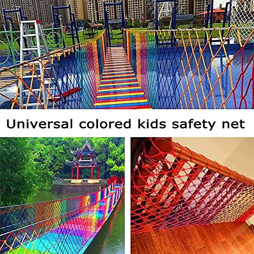 רשת בטיחות בצבע ילדים מרפסת מעקה מדרגות גדר נגד נפילה נטו רשת משחקים משמירה על מעקה ילדים מטפסים