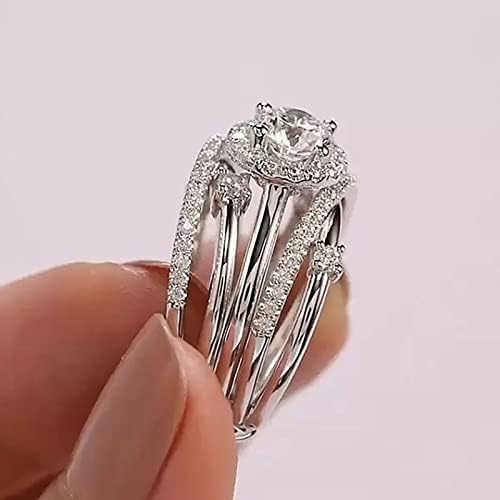 2023 חדש 2022 טבעת נירוסטה צבעוני יהלומי שרשרת מסתובב טבעת תכשיטים נשים של טיטניום פלדת טבעת כוכב