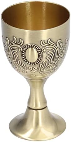 אירופאי סגנון גביעי בציר גביע זהב יין אבץ סגסוגת ליטוש בציר גביע נסיעה קלאסי גבוהה כיתה קישוט אוסף חתונה