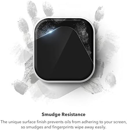 Zagg Invisibleshield Glass Elite 360 ​​עבור Apple Watch Series 7 & Series 8, צפה בגודל: 41 ממ פנים, פגוש