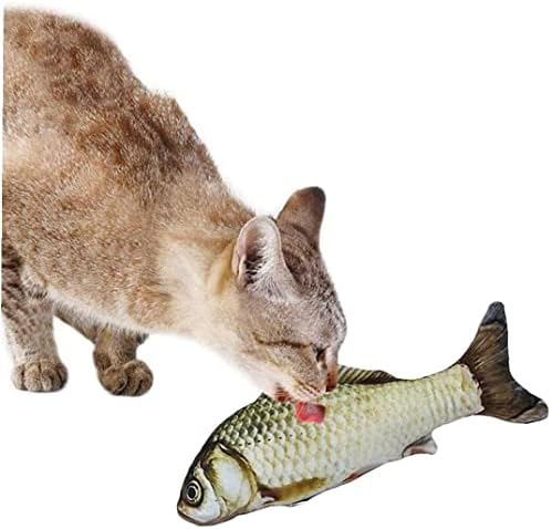 1 pc דגים דגים קטיפה חתול צעצוע חיית מחמד מתנות אינטראקטיב