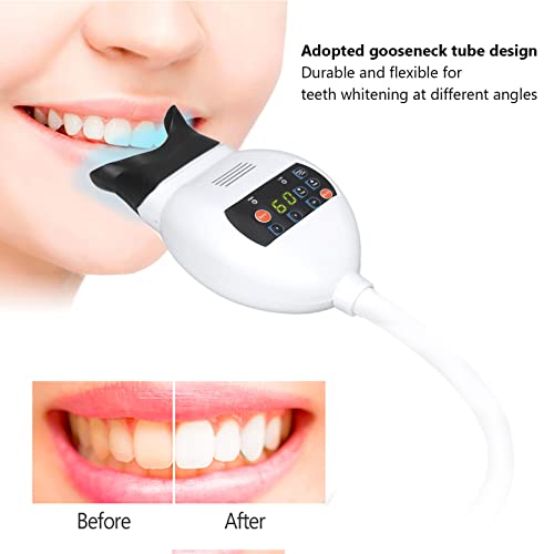 שיני שיניים הלבנת אור קר, 3 צבעים גמישים שולחן כתיבה קליפ שיניים מאיר שיניים בהירות מכונת הלבנה 100-204 וולט