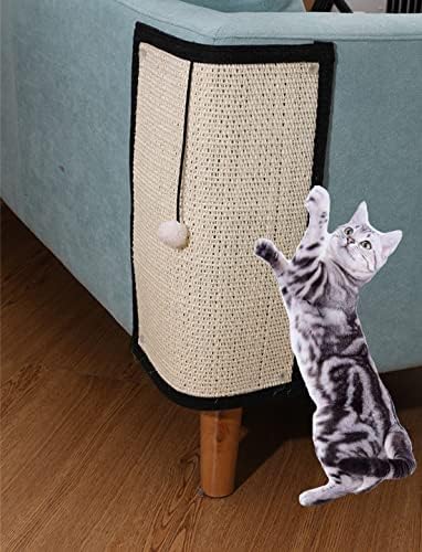חתול מגרד מחצלת סיסל ריהוט מגן ספה חתול גרדן מחצלת לוח קל להתקין חתול משטח גירוד חתול טחינת טופר טיפול כרית