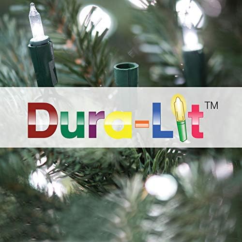 Vickerman 36 עץ חג המולד המלאכותי של אורן סבל חלבית, אורות Dura -lit® נקה - עץ חג המולד של אורן פו -פו - בסיס