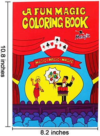 ספר צביעה של Mipartebo Magic - טריק קסם מהנה - ספרי קסם אבזרים לילדים בני נוער ומבוגרים