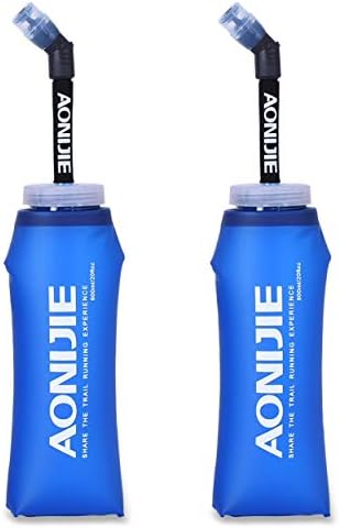 Triwonder צלוחיות רכות מתקפלות בקבוקי מים מתקפלים בקבוק מים ספורט מתקפל לבקבוק מים לחבילת הידרציה