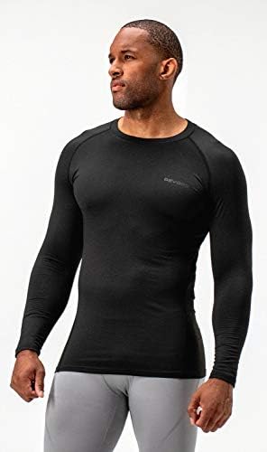 DevOps 2 חבילות חולצות דחיסה של שרוול ארוך של גברים