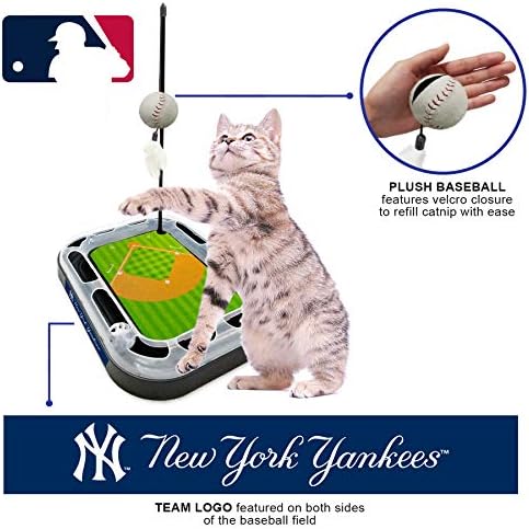 חיות מחמד ראשונות ניו יורק ינקיס בייסבול חתול צעצוע מגרד