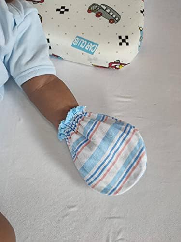 כפפות כותנה עבור יילוד תינוק 0-6 חודשים בני בנות