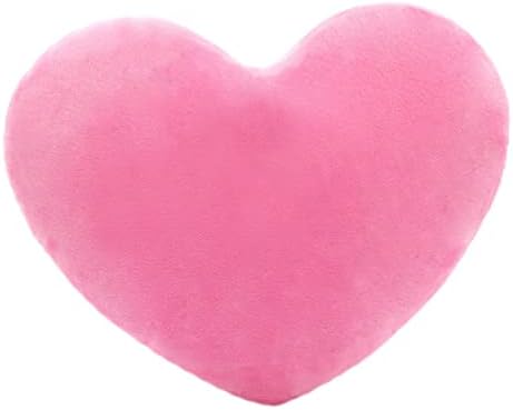 Aeiofu Valentines יום לב כרית לב כרית קטיפה כרית קישוט יום האהבה כרית לב רכה כרית דקורטיבית ממולאת 20x30