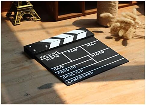 אבזרי ירי מחיאות כפיים לסרט סרט יוצא מן הכלל שחור לוח עץ 20 על 20 סמ מנהל סרט סרט חתוך עץ עץ