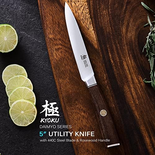 קיוקו דאימיו סדרת קילוף סכין + מטבח סכין שירות + מקצועי שף סכין רול תיק חום