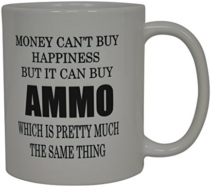 נוכלים נהר טקטי הטוב ביותר מצחיק קפה ספל כסף יכול לא לקנות אושר אבל זה יכול לקנות תחמושת חידוש כוס