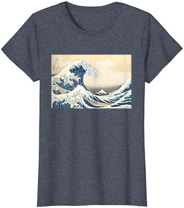 נהדר גל כבוי קאנאגאווה קאטסושיקה הוקוסאי אמנות גלישה אוקיינוס חולצה