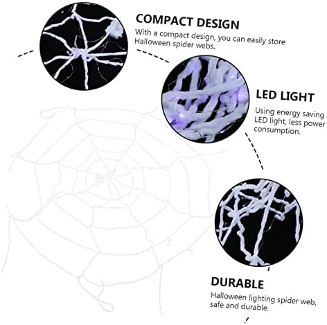 יארדווה 1 גיליון זוהר עכביש אינטרנט עיצוב חיצוני עיצוב עיצוב עכביש עכביש אינטרנט אור דקורטיבי