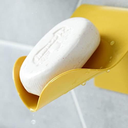 מחזיק סבון 4 יחידות מקלחת סבון רכוב על קיר רכוב על מגש סבון סבון סבון מבלי לקדוח מקלחת מנות סבון מניקות עצמית