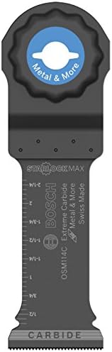 Bosch OSM114C Starlockmax Carbide Plunge Cut Blade, 1-1/4