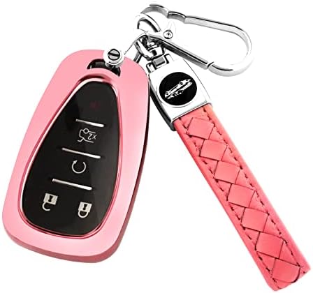 סחר xiyang עבור Chevy Key FOB כיסוי עם מחזיק מפתחות, TPU רך מגן מלא מארז מעטפת מפתח עבור שברולט מאליבו