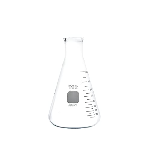 בקבוק ארלנמאייר בעל פה צר פיירקס עם שפה כבדה-בקבוק זכוכית בורוסיליקט-בקבוק כימיה מזכוכית פרימיום לשימוש