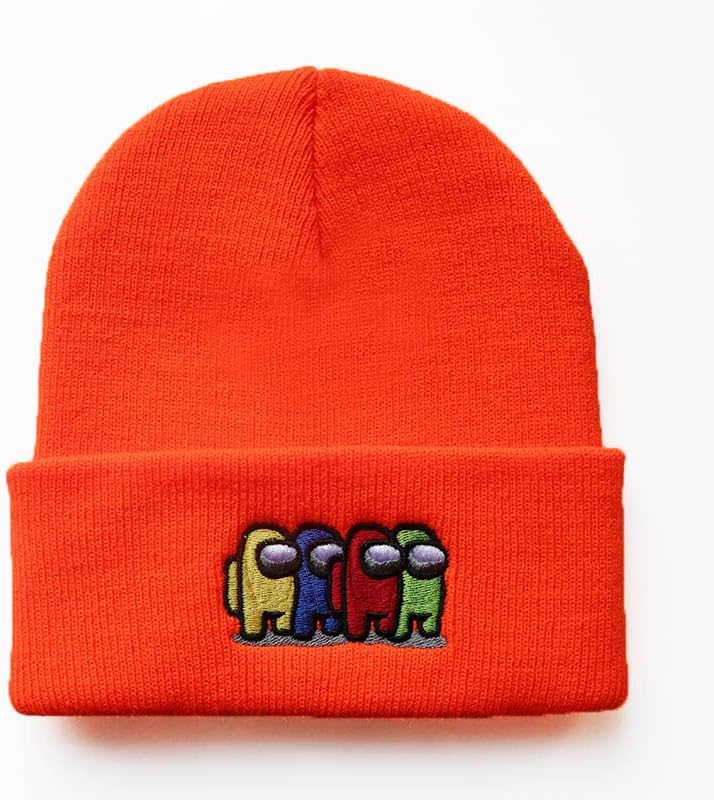 משחק וידאו של BTC בינינו מתחזה חורף כובע כפוף סרוג חורף לחורף כובע כפוף לילדים מבוגרים