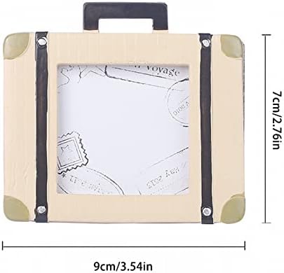 4 PC מזוודה יצירתית מסגרת תמונה יצירתית מלון קישוט לחתונה קישוט מתנה מיני מסגרת צילום קישוט אלגנטי