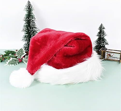 חג המולד כובע קטיפה לעבות מבוגרים כובע החג שמח סנטה קלאוס כובע פסטיבל ספקי צד