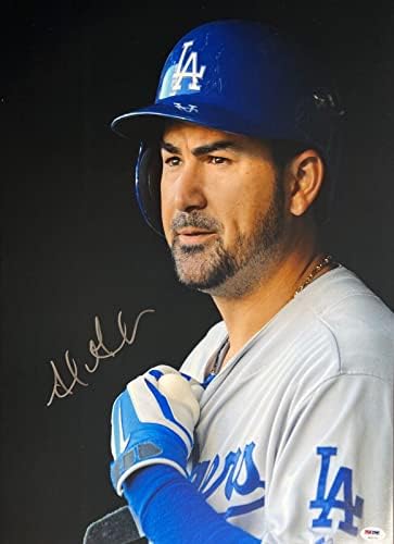 אדריאן גונזלס לוס אנג'לס דודג'רס חתום על 16x20 צילום PSA 6A53791 - תמונות MLB עם חתימה עם חתימה