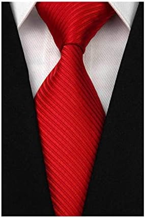 גברים של קלאסי מוצק עניבת משי ארוג עניבה אקארד צוואר קשרי עבור גברים