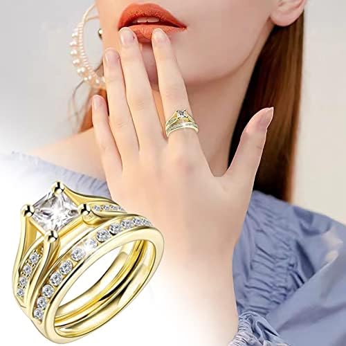 טבעת זירקוניה של כיכר הזהב תכשיטי אופנה פשוטים אביזרים פופולריים טבעות בנים לבני נוער