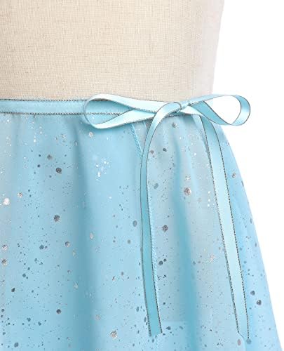 חצאית עטיפת בלט של Afavom לבנות חצאית ריקוד בלט שיפון ילדים פעוט ילדים טוטו שמלת בלרינה בגדי