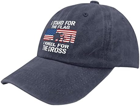 קאובוי אבא כובע של בציר אני עומד עבור את דגל כורע עבור את צלב בייסבול כובעי גברים כותנהריצה כובע חיל הים כחול