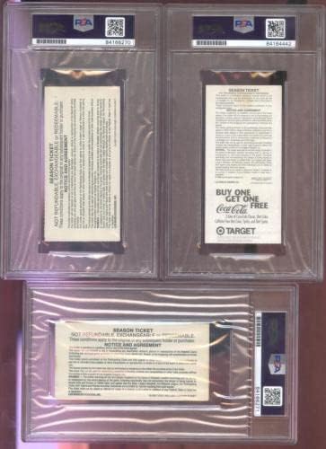 Marquis Grissom חתום חתימה אוטומטית PSA/DNA Stub Stub Stub 1995 Dodgers - תמונות MLB עם חתימה